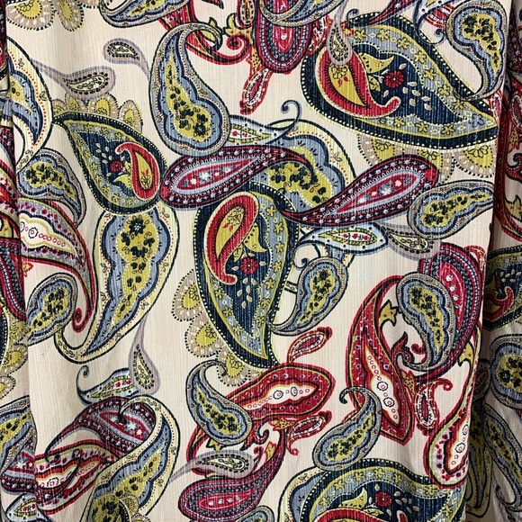 Umgee Boho Paisley Oversized Flowy Tunic MiniDress - Picture 4 of 9